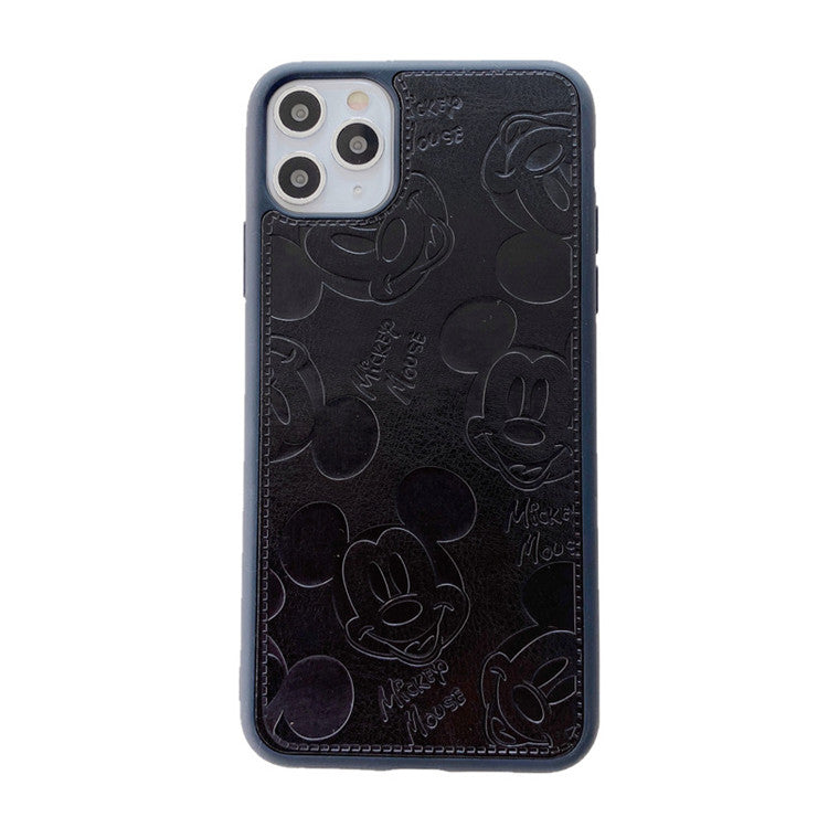 Cute Mickey Is Suitable For Apple iPhone 13pro Mobile Phone Case With Skin Sticking Protective Case And 12 Soft Case eprolo