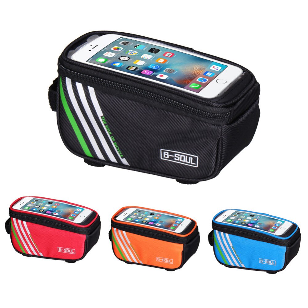 Bicycle Bags Bike Frame Holder Pannier Mobile Phone Bag Case Pouch Touch Scree Cycling Bag eprolo