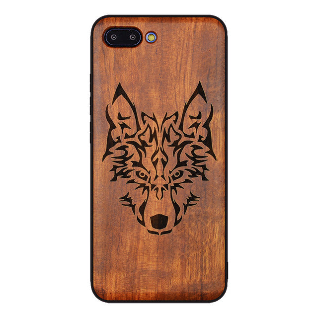 Huawei Honor 10 Case Original Boogic Real Wood funda P20 Lite Rosewood TPU Shockproof Back Cover Phone Shell Huawei P20 Pro case eprolo