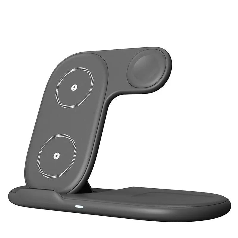 Folding 3-in-1 wireless charger suitable for iPhone earphones, watches, wireless fast charging phone holder eprolo