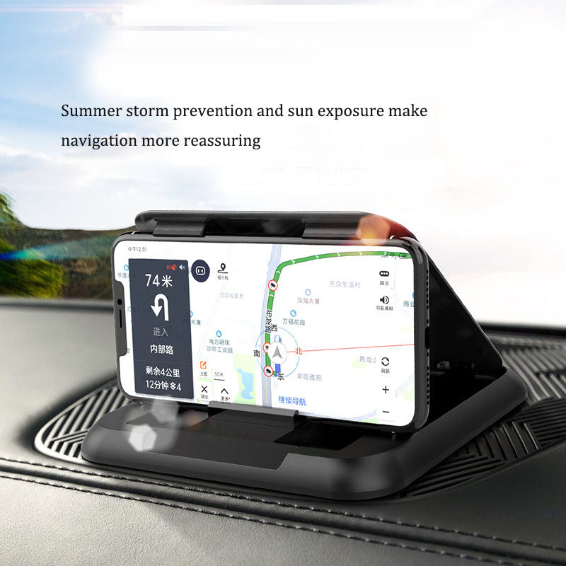 Mobile phone holder, sunshade instrument panel, AR navigation device holder, car carbon fiber patterned mobile phone holder, sil eprolo