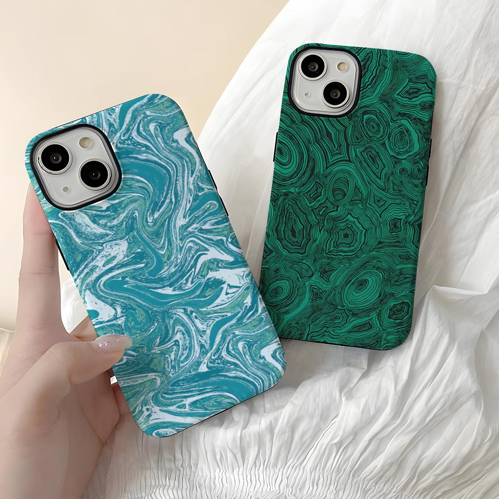 Abstract phone case Apple 16pro protective case 2-in-1 film case 13pm Apple phone case 15pm hard case eprolo