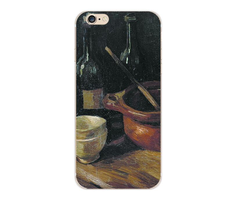 For iphone 7 6 X Case Artistic Van Gogh Starry Night Coque Phone Case for iPhone 8 7 6 6S Plus X 5 5S SE XR XS XSMAX eprolo