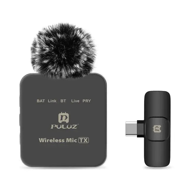 Wireless lavalier microphone mobile phone outdoor live recording noise reduction 1-to-2 wireless microphone eprolo