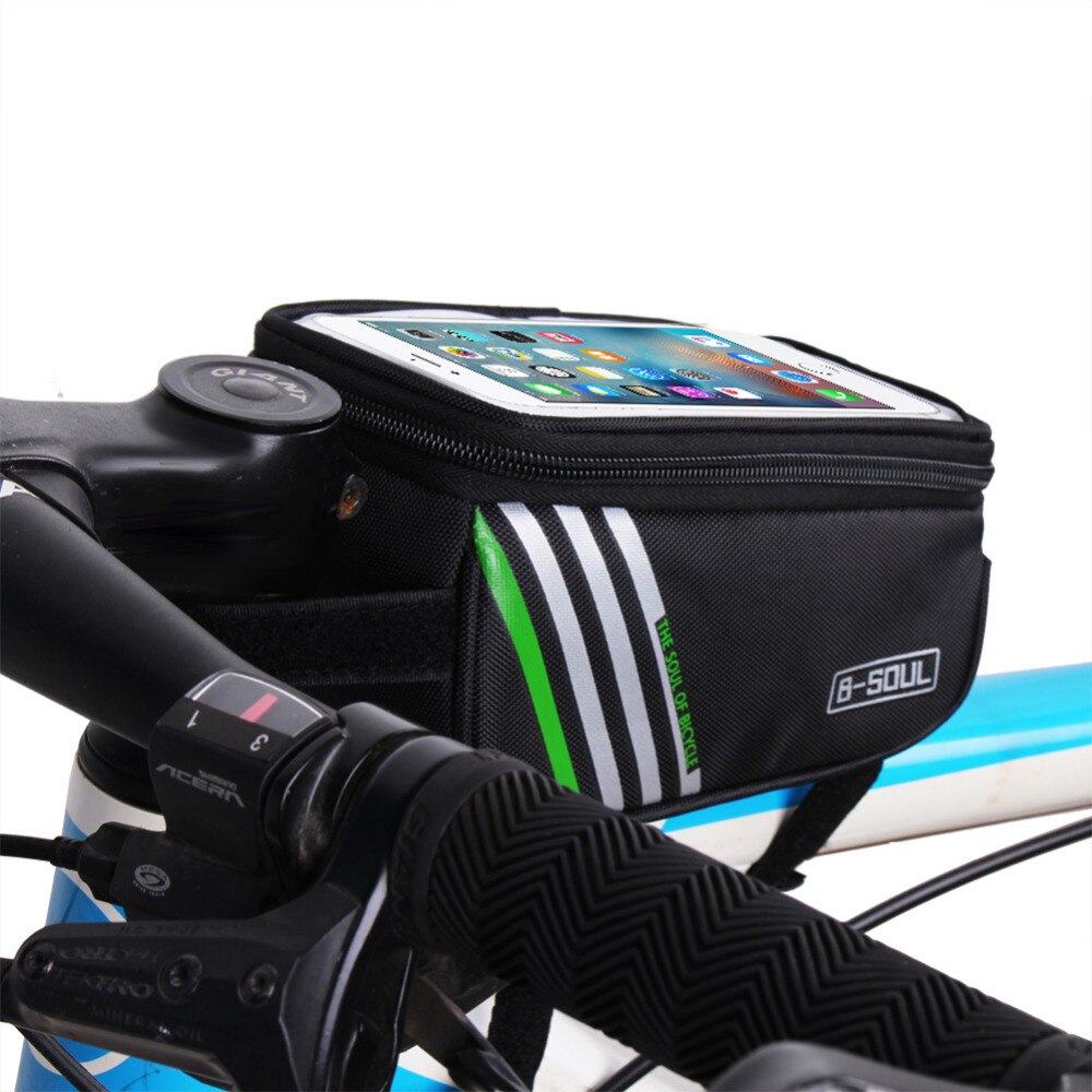 Bicycle Bags Bike Frame Holder Pannier Mobile Phone Bag Case Pouch Touch Scree Cycling Bag eprolo