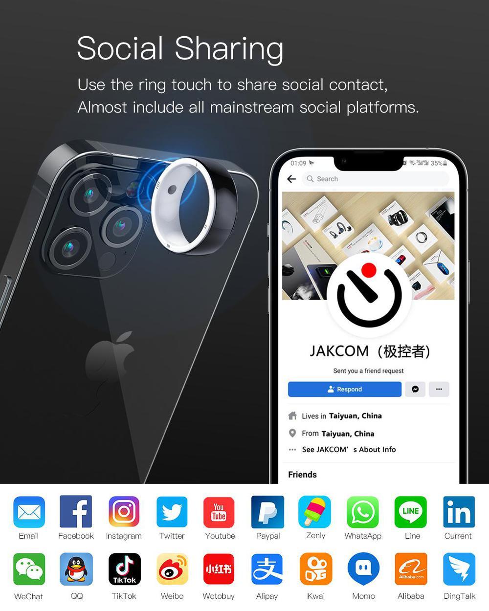 Fashion Personality Ring Smart Wearable Device - RyanShop