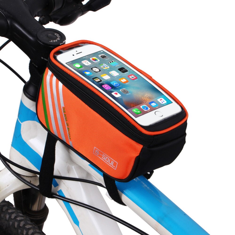 Bicycle Bags Bike Frame Holder Pannier Mobile Phone Bag Case Pouch Touch Scree Cycling Bag eprolo