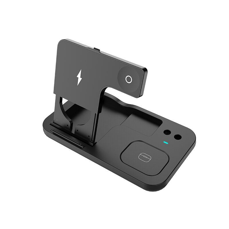 15W Fast Charge 4 In 1 QI Wireless Charger Dock Station For iPhone 11 12 Pro MAX Apple Watch Airpods Pro Charging Stand eprolo