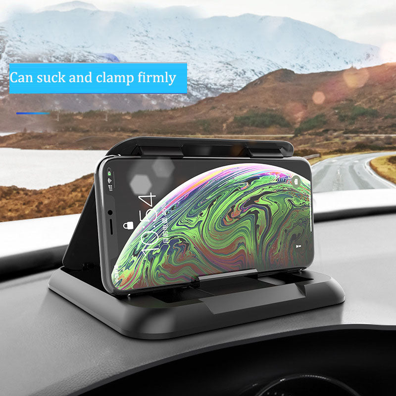 Mobile phone holder, sunshade instrument panel, AR navigation device holder, car carbon fiber patterned mobile phone holder, sil eprolo