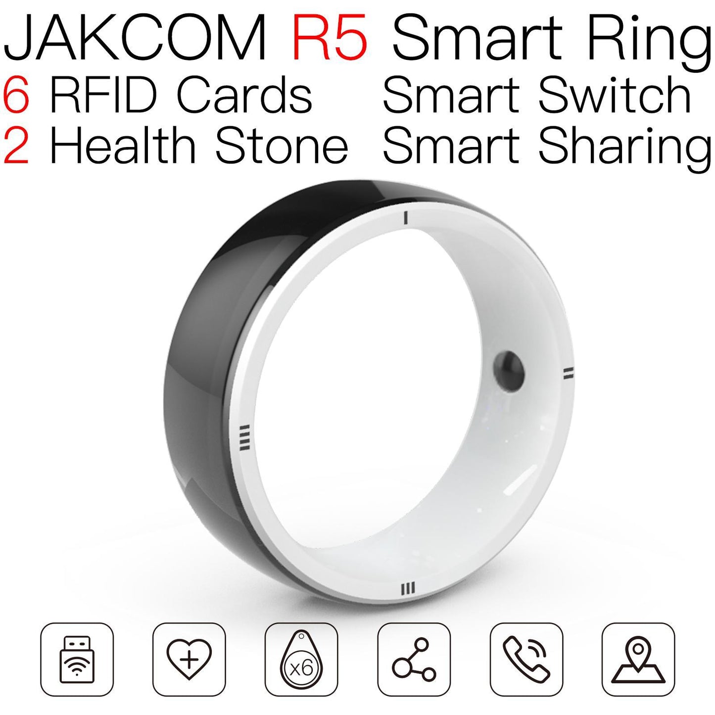 Fashion Personality Ring Smart Wearable Device - RyanShop
