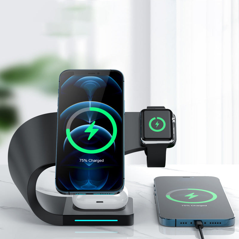 4 in 1 Magnetic Wireless Charger for iPhone12 Apple Watch Headphones Wireless Charging eprolo