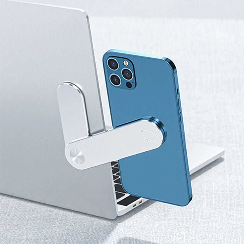 Magnetic Phone Holder Aluminium Alloy Dual-Screen Laptop Screen Expansion Stand Computer Mobile Phone The Same Screen Bracket eprolo