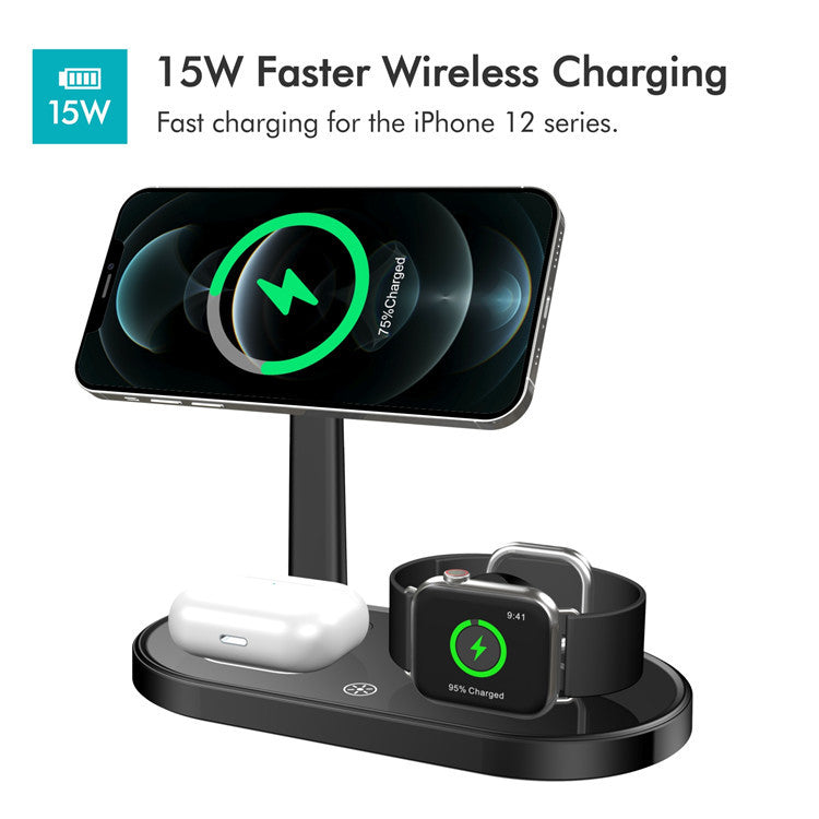 Magsafe 3 In 1 Wireless Charger For Apple iPhone 12 Mobile Phone Wireless Charging Magnetic Suction Wireless Charger eprolo