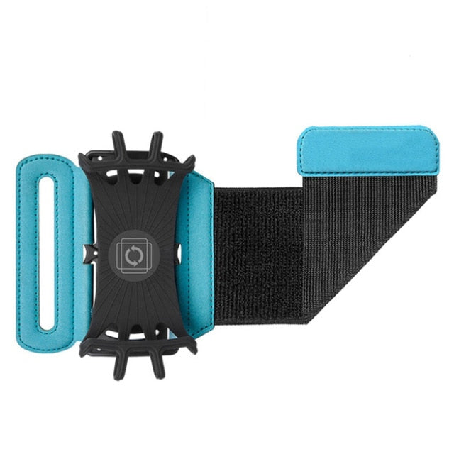 180 Degree Rotatable Running Wristband Phone Case Arm Band Sport Cycling Gym Wristlet Belt Armband Bag eprolo