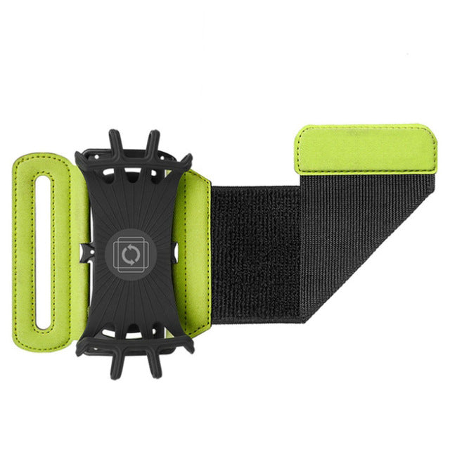 180 Degree Rotatable Running Wristband Phone Case Arm Band Sport Cycling Gym Wristlet Belt Armband Bag eprolo