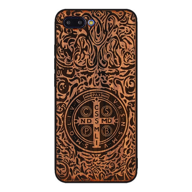 Huawei Honor 10 Case Original Boogic Real Wood funda P20 Lite Rosewood TPU Shockproof Back Cover Phone Shell Huawei P20 Pro case eprolo