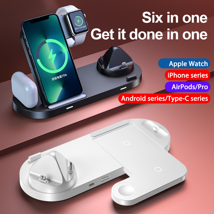 Wireless charger fast charging suitable for iPhone wireless charging watch earphones 3in1 wireless charging eprolo