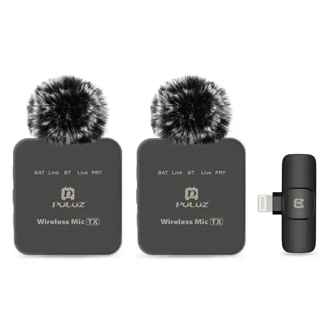 Wireless lavalier microphone mobile phone outdoor live recording noise reduction 1-to-2 wireless microphone eprolo