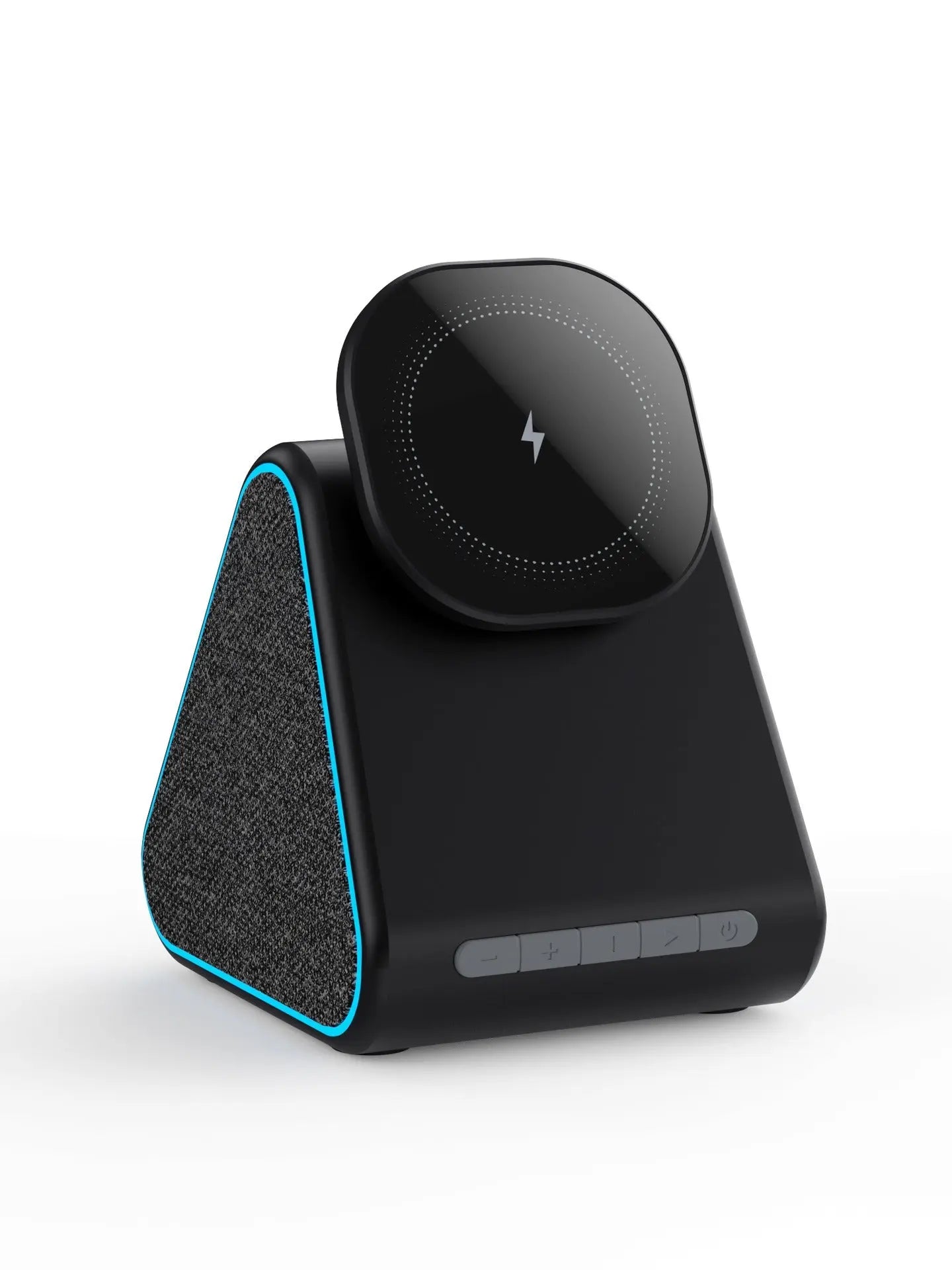 Wireless charger with speaker suitable for Apple phone magnetic wireless charging stand adjustable with Bluetooth speaker eprolo