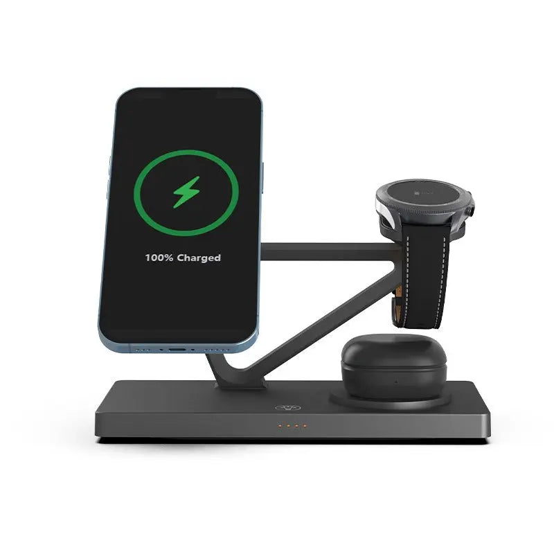 Magnetic 15W Five in One Wireless Charging Stand for Mobile Phone Earphones, Watches, Wireless Fast Charging eprolo
