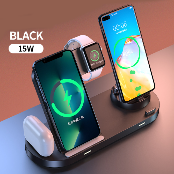 Wireless charger fast charging suitable for iPhone wireless charging watch earphones 3in1 wireless charging eprolo