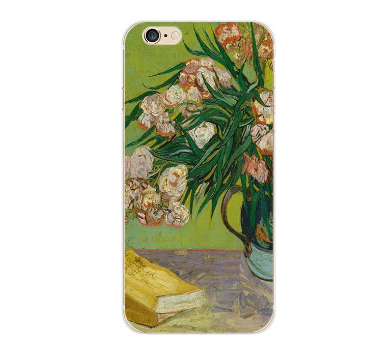 For iphone 7 6 X Case Artistic Van Gogh Starry Night Coque Phone Case for iPhone 8 7 6 6S Plus X 5 5S SE XR XS XSMAX eprolo