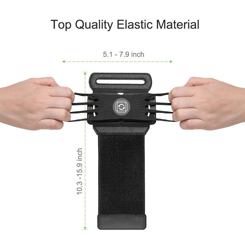 180 Degree Rotatable Running Wristband Phone Case Arm Band Sport Cycling Gym Wristlet Belt Armband Bag eprolo