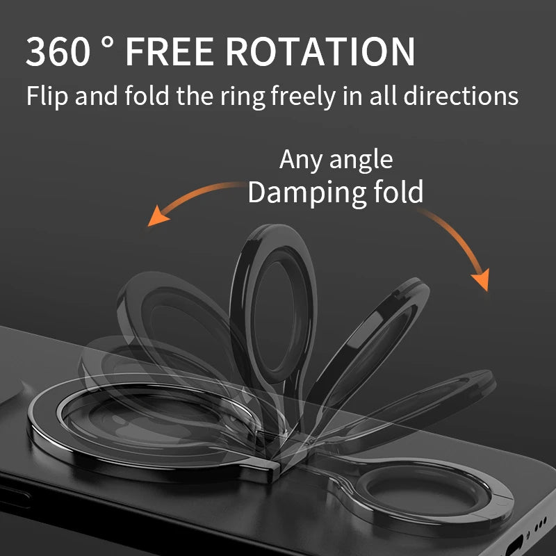 Finger Ring Holder Stand Grip Rotating For Mobile Phone Magnetic Mount Phone Back Sticker Pad Holder Bracket for iPhone Magsafe eprolo
