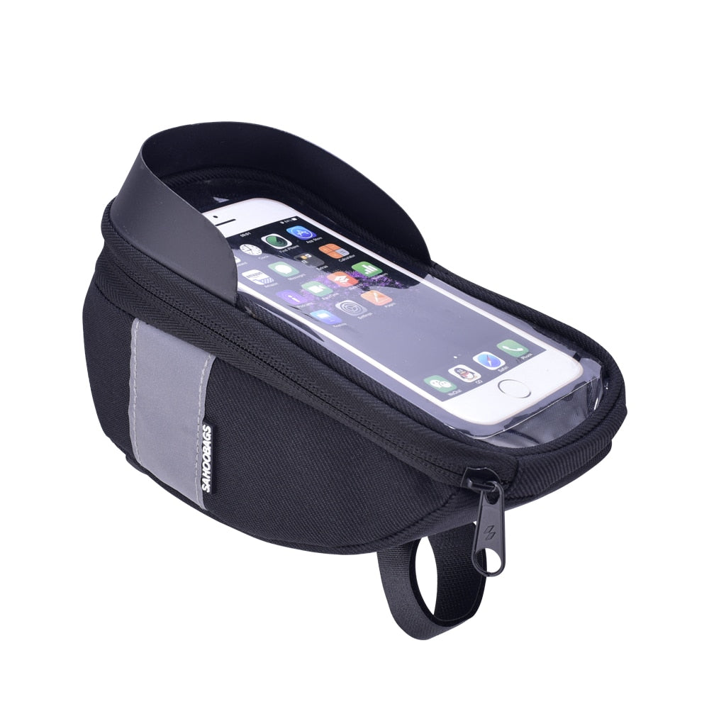 Sahoo 112003 Cycling Bicycle Bike Head Tube Handlebar Cell Mobile Phone Bag Case Holder Case eprolo