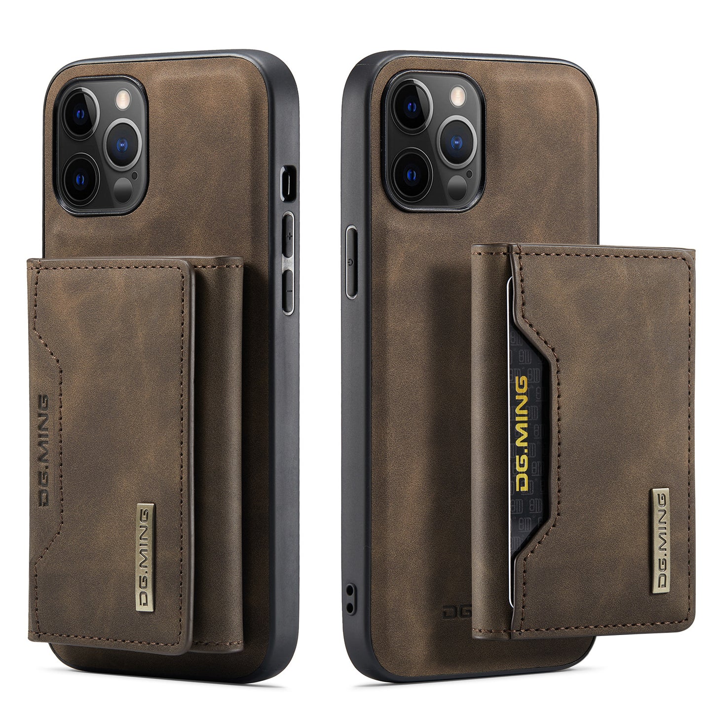 For iPhone12 Pro Max Split Card Case Phone Case iPhone13 Magnetic Card Case Protection Leather Case eprolo
