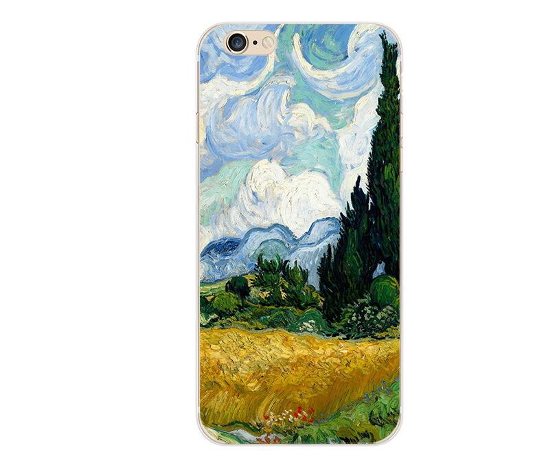 For iphone 7 6 X Case Artistic Van Gogh Starry Night Coque Phone Case for iPhone 8 7 6 6S Plus X 5 5S SE XR XS XSMAX eprolo