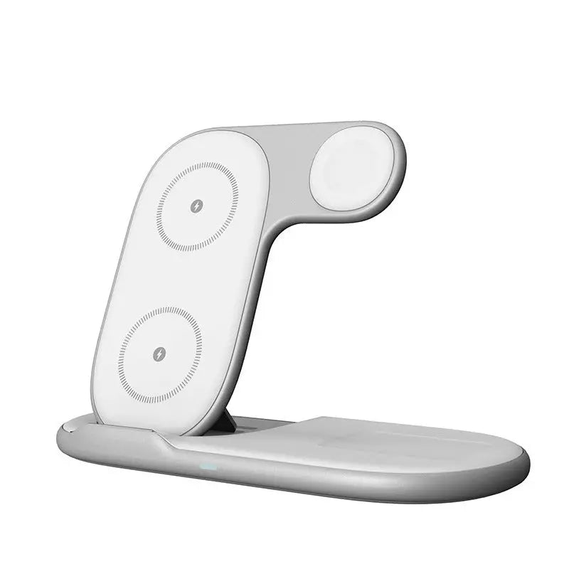 Folding 3-in-1 wireless charger suitable for iPhone earphones, watches, wireless fast charging phone holder eprolo