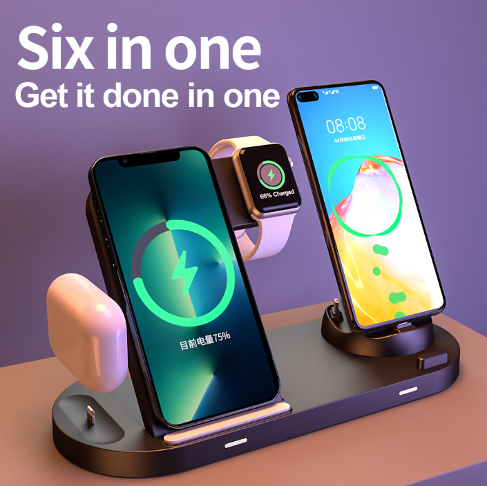 Wireless charger fast charging suitable for iPhone wireless charging watch earphones 3in1 wireless charging eprolo