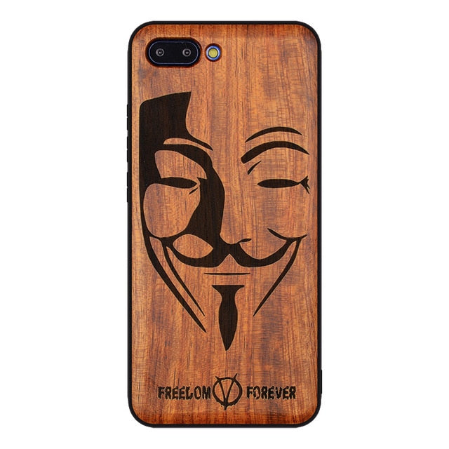 Huawei Honor 10 Case Original Boogic Real Wood funda P20 Lite Rosewood TPU Shockproof Back Cover Phone Shell Huawei P20 Pro case eprolo