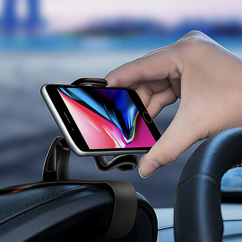 1pc Car Phone Holder Universal Cell Phone GPS Car Dashboard Mount Phone Holder Stand Hud Clip On Cradle Phone Bracket eprolo