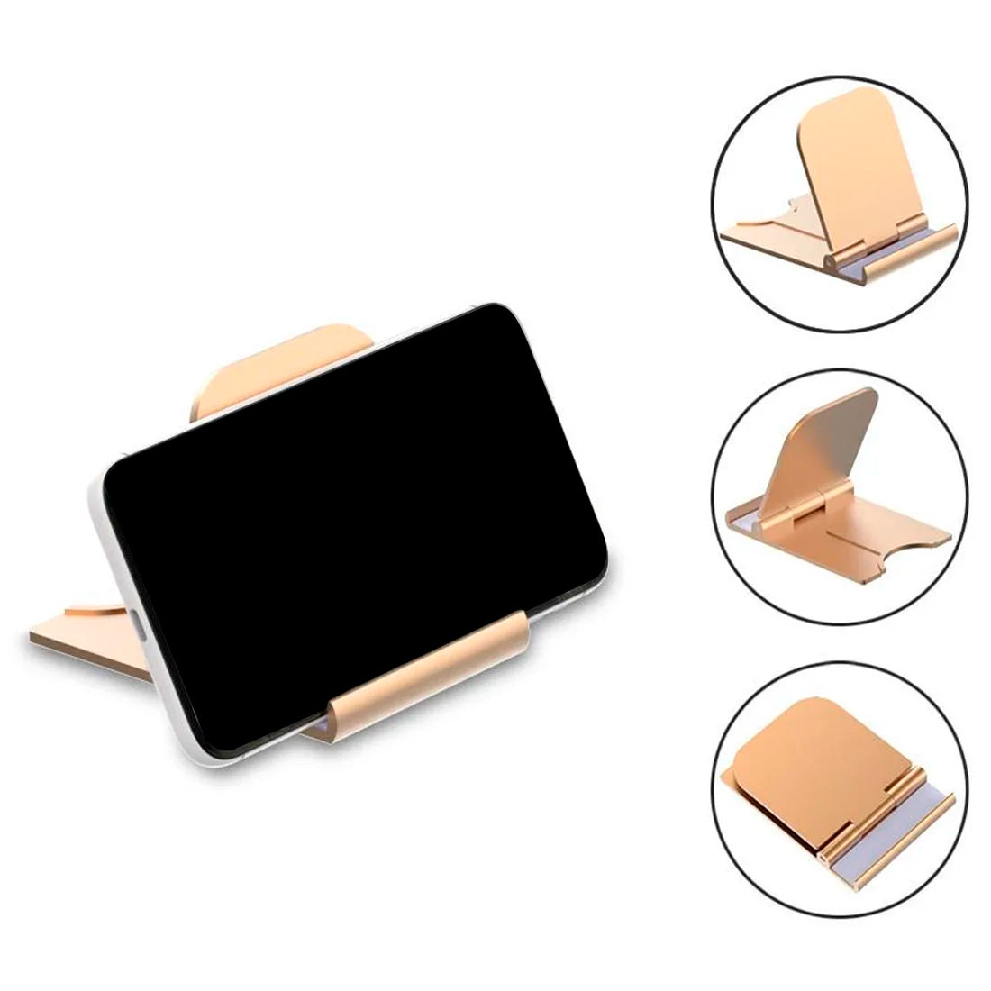 Portable Mini Mobile Phone Holder Foldable Desk Stand Holder 4 Degrees Adjustable Universal for iPhone Andorid Phone eprolo