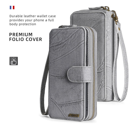 For Apple 14 Mobile Phone Leather Case Iphone12promax Multi-Function Card Mobile Phone Case 11pro Protective Cover eprolo