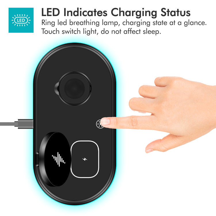Magsafe 3 In 1 Wireless Charger For Apple iPhone 12 Mobile Phone Wireless Charging Magnetic Suction Wireless Charger eprolo